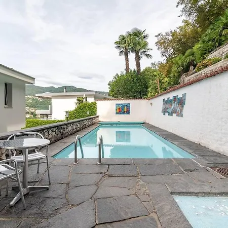 Villa Con Piscina Privata A 100M Dal Lago Caslano Exterior photo